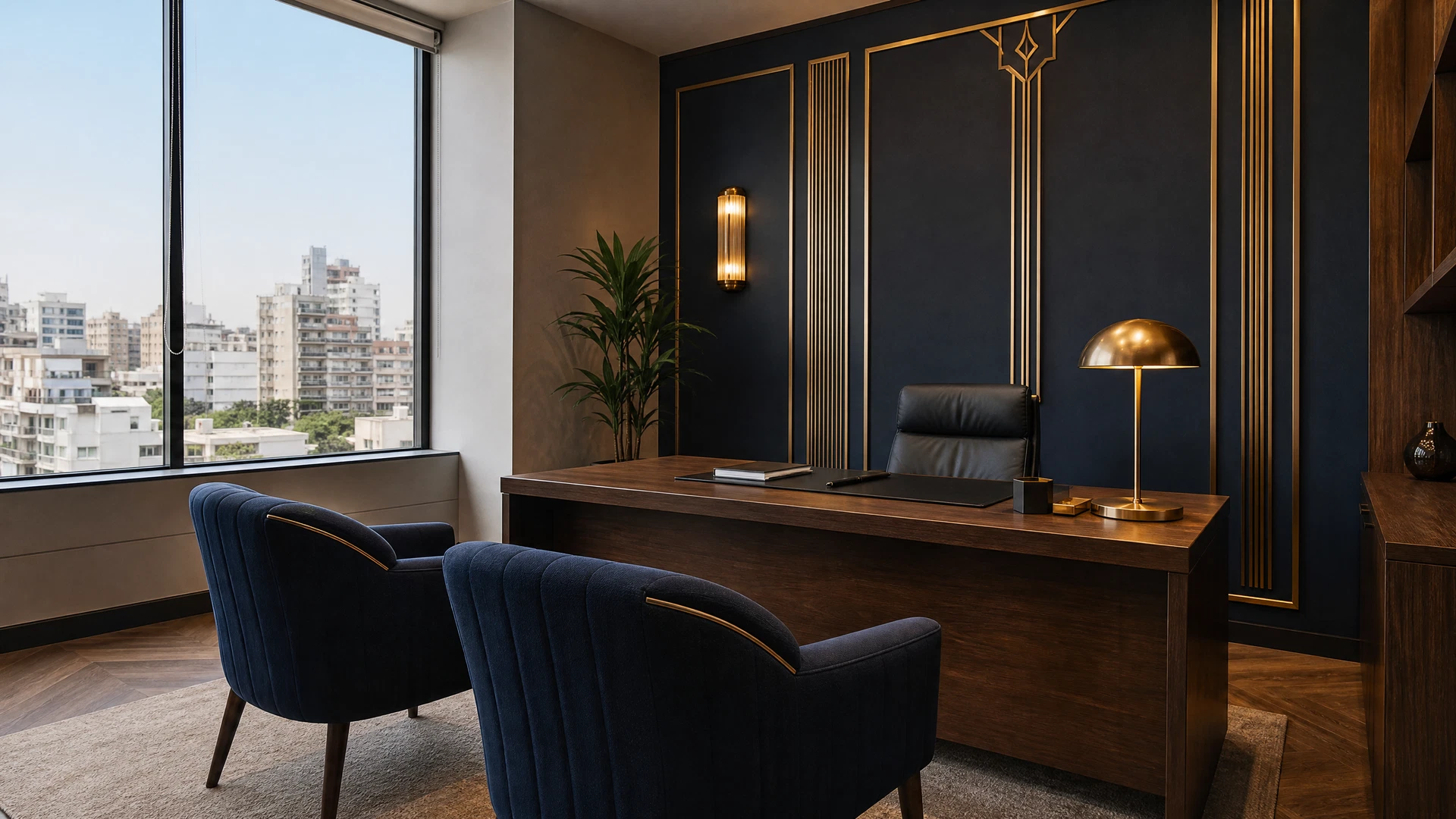 Oficina privada y elegante para reuniones profesionales
